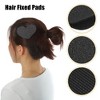 Unique Bargains Women's Hair Fixed Heart Shape Magic Paste Black 2 Pcs - 3 of 4