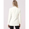 Allegra K Women's Work Office Business Lapel Collar Dressy Casual Blazers - 3 of 4