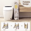 Foldable Kids Step Stool for Bathroom Sink, Adjustable Toddler Toilet Ladder & Kitchen Helper with Non-Slip Design - 4 of 4