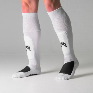 MediCaptain All-in-One Soccer Grip Socks with Built in Shin Guards and Metatarsal Protection - Full Length - 1 of 4