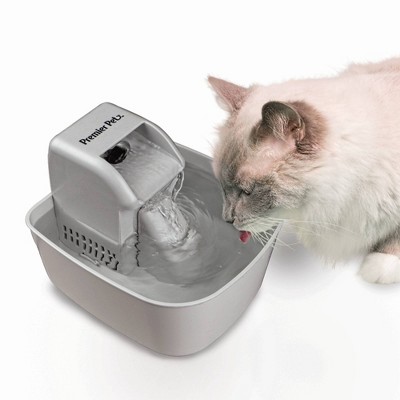 Premier Pet Automatic Pet Fountain for Dogs and Cats - 50oz