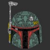 Men's Star Wars: A New Hope Boba Fett Silhouette Helmet Fill T-Shirt - 2 of 3