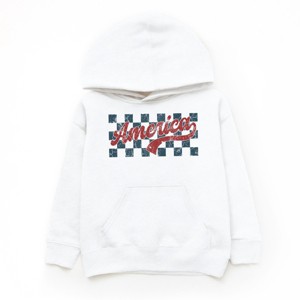 The Juniper Shop Checkered America Retro Youth Hoodie - 1 of 4