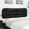 vidaXL Headboard Cushion Hanging Upholstered Bed Back Pillow Faux Leather - Black 59.8" - 4 of 4
