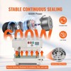 VEVOR Continuous Bag Band Sealing Machine, 0.24-0.47 in/6-12 mm Seal Width, Stainless Steel Bag Sealer for 0.02-0.8 mm Plastic Bags Films,Silver - 3 of 4