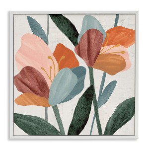 Stupell Industries Abstract Azalea Flower Petals Framed Giclee Art, White, 12" x 12" - 1 of 4