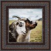PosterPalooza | Square 3.5" Wide Ornate Brown Frame - UV Acrylic, Foam Board Backing, Hanging Hardware - 4 of 4