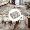 Machine Washable Area Rug, Soft Low Pile Boho Vintage Distressed Rug with Non-Slip Backing for Living Room, Bedroom & Dining Room - 4 of 4
