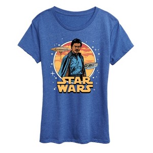 Women's - Star Wars - Lando Circle Short Sleeve Graphic T-Shirt - 1 of 4