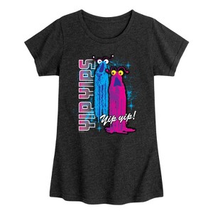 Girls' - Sesame Street - Yip Yips Fitted Short Sleeve Graphic T-Shirt - 1 of 4
