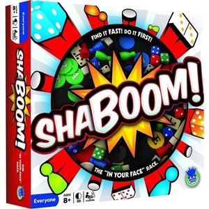 University Games ShaBoom! The In-Your-Face Race Game | For 2+ Players - 1 of 4