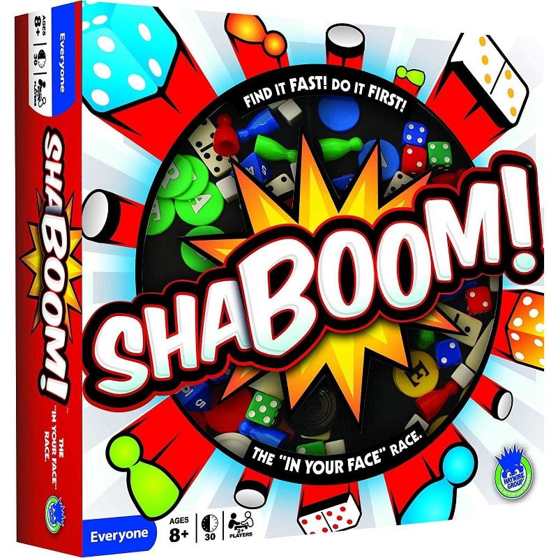 University Games ShaBoom! The In-Your-Face Race Game | For 2+ Players, 1 of 5