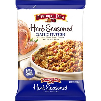 Pepperidge Farm Herb Seasoned Classic Stuffing, 12 oz. Bag (Pack of 4)