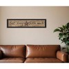 HomeRoots Sit Long Talk Much Black Framed Wall Art - 2 of 4