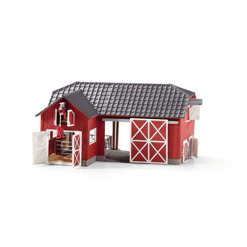 Schleich Large Red Barn with Animals and Accessories, 4 of 13
