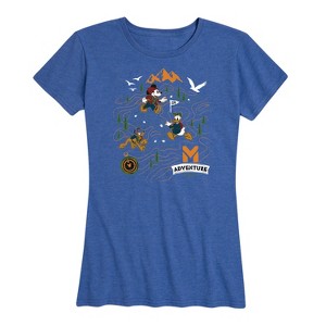 Women's - Disney - Adventure Map Short Sleeve Graphic T-Shirt - 1 of 4