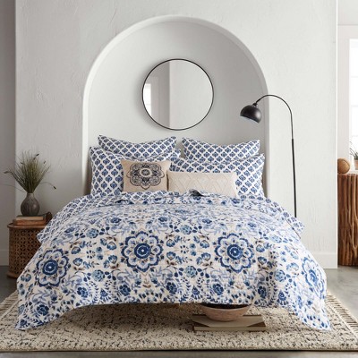 Lorrance Blue Quilt Set - Levtex Home