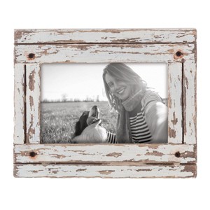 Decorative Distressed Wood Picture Frame - Foreside Home & Garden - 1 of 4