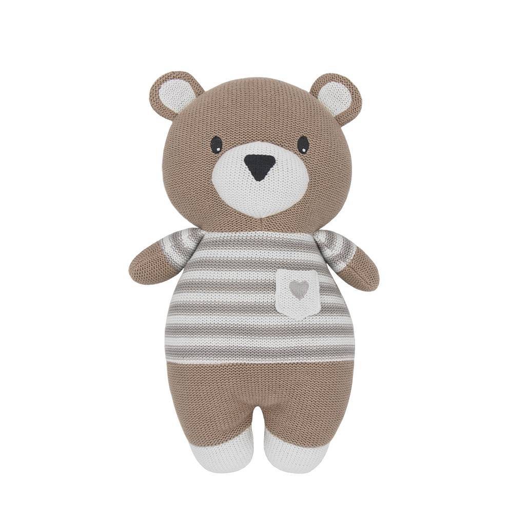 Photos - Soft Toy Living Textiles Baby Stuffed Animal - Brody Bear