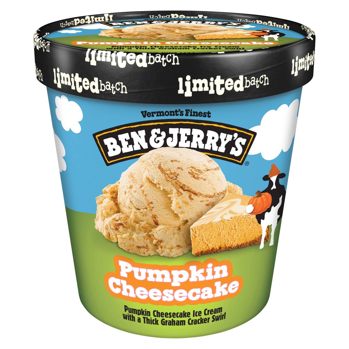 Ben & Jerry's Pumpkin Cheesecake Ice Cream - 16 fl oz