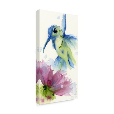Trademark Fine Art -Dawn Derman 'Lilac and Blue' Canvas Art