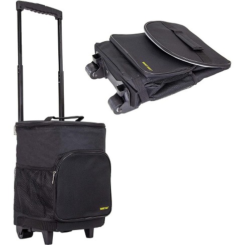 Universal Rolling Cart with Canvas Organizer Bag, Mobile Storage