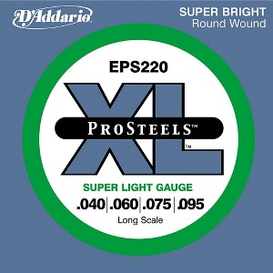 D'Addario ProSteels EPS220 Super Light Gauge Long Scale Bass Strings - 1 of 1