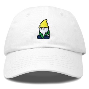 Dalix Gnome Embroidered Cotton Baseball Cap Adjustable Dad Hat Mens - 1 of 4