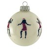 Glass Christmas Tree Ornaments - 67mm/2.63" [4 Pieces] Decorated Balls from Christmas by Krebs Seamless Hanging Holiday Decor - 2 of 3