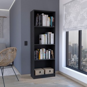 NicBex Bookcases for Living Room Modern 4-Shelf Home Bookcase Display Unit Bookshelf for Home Office, and Bedroom Storage - 1 of 4