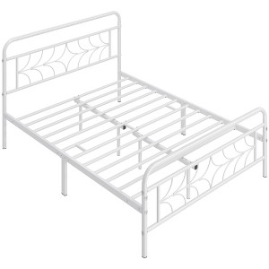 Yaheetech Modern Metal Platform Bed with Headboard - 1 of 4