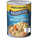 Progresso Rich & Hearty Chicken & Homestyle Noodle Soup - 19oz