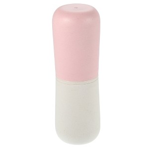 Unique Bargains Portable Toothbrush Cases Traveling Toothbrush Holders Case Bamboo Fiber 7.72"x2.60" 1 Pcs - 1 of 4