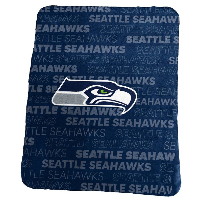 NFL Seattle Seahawks Classic Fleece Throw Blanket, 1 of 2