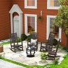 WestinTrends All-Weather Outdoor Patio Poly Classic Porch Rocking Chair (Set of 4) - 2 of 2