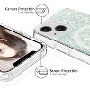 SaharaCase Sparkle Case with MagSafe for Apple iPhone 13 Clear Teal Green (CP00138) - 3 of 4