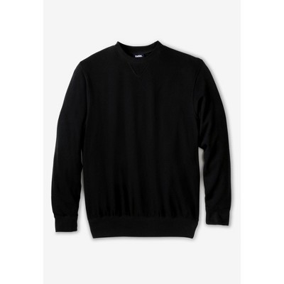 KingSize Men's Big & Tall French Terry Crewneck Sweatshirt