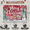Lomsoe Christmas Truck Metal Tin Sign Merry Snowman Sign Decoration for Indoor Home or Party Supplies 8x12Inch Christmas Gift - 2 of 4