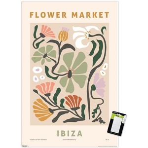 Trends International Reinders: Flowers - Flower Market Ibiza Botanic Unframed Wall Poster Prints - 1 of 4