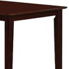 Samuel 47" Dining Set Espresso and Microfiber - Acme Furniture: Wood Frame, 4-Seat Capacity, 60-Day Warranty - image 3 of 4