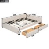 Upholstered Linen Platform Bed Frame with Storage Drawers and USB Port, No Box Spring Required - Baofuwish - 4 of 4