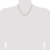 Chisel Stainless Steel Polished Yellow IP-plated 1.5mm 18" Square Wheat Chain Necklace - 4 of 4