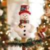 Old World Christmas Glass Blown Frosty Ornament Tree Topper - 2 of 3
