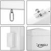 VINGLI 6' Vinyl PVC Real Estate Sign Post, Realtor Sign Post for Yard, Home for Sale Sign, 36" Arm Holds Up to 24" Sign - 4 of 4