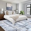 Machine Washable Rug Soft Modern Abstract Non-Slip Non-Shedding Neutral Farmhouse Rug for Living Room Bedroom - 3 of 4
