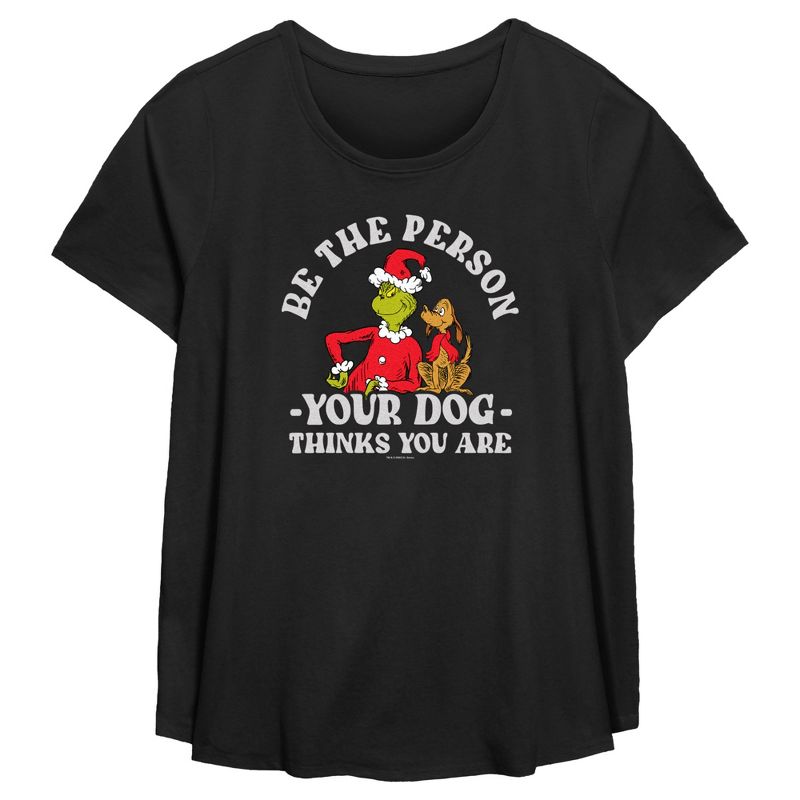 Women's Dr. Seuss The Grinch Christmas Be the Person T-Shirt, 1 of 4