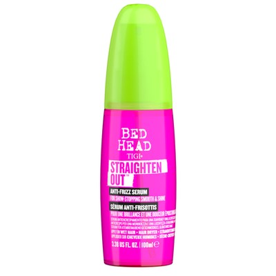 TIGI Bed Head Straighten Out Anti Frizz Serum for Smooth Shiny Hair - 3.38  fl oz