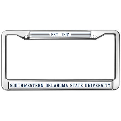 Southwestern Oklahoma State University Full Size Standard License Plate Metal Frame