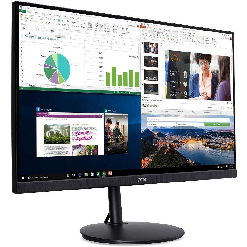 Acer CB2 - 27" Widescreen Monitor Display 1920x1080 75 Hz 16:9 1ms VRB 250 Nit - Manufacturer Refurbished, 2 of 6