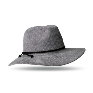 Britt's Knits Women's Getaway Panama Vintage Chenille Classic Wide Brim Panama Hat - 1 of 4